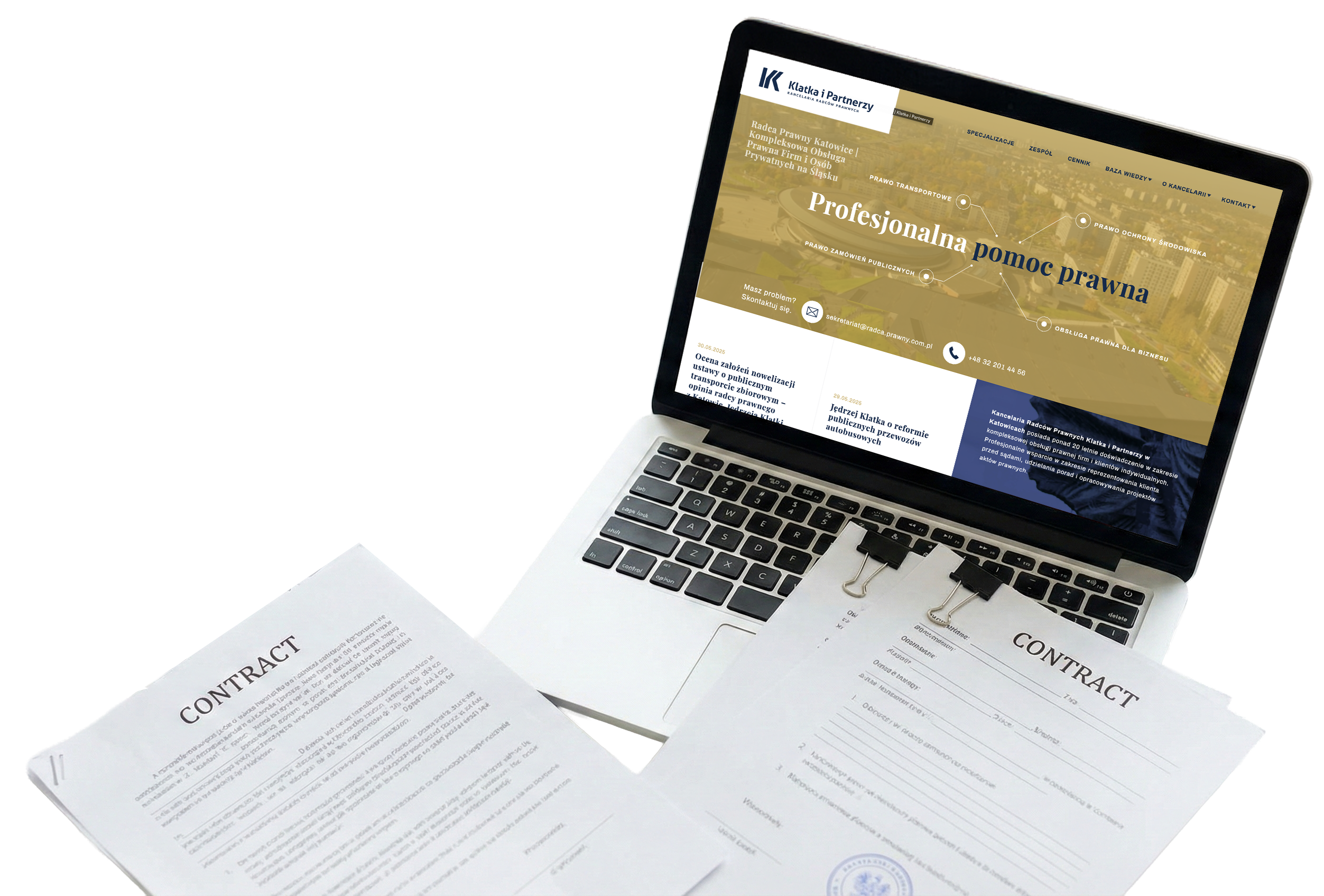 Porady prawne online - baner